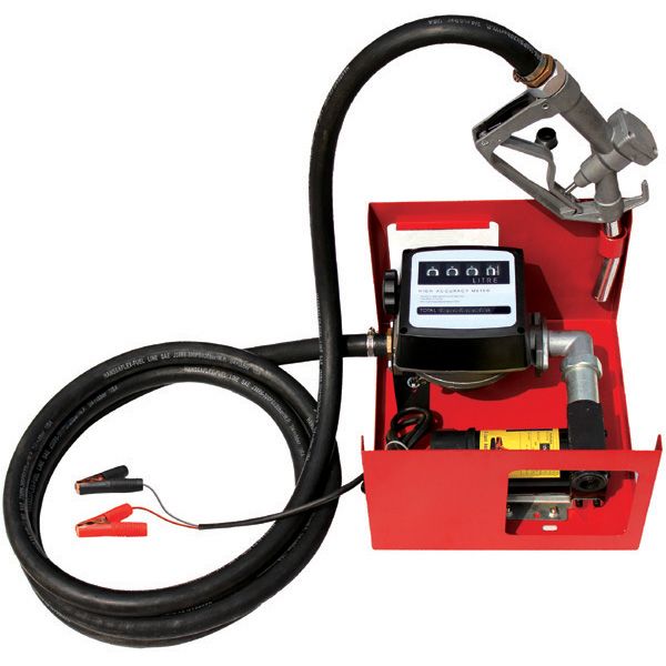 12v Diesel Fuel Transfer Dispenser Pump - With Hose, Nozzle And Flow Meter  (CT5261)