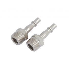 2 pc Male Airline Bayonet Fitting 1/2" BSP