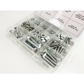 240Pc Nuts  Bolts Washer Assortment