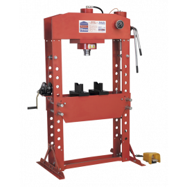 Air/Hydraulic Press 75tonne Floor Type with Foot Pedal