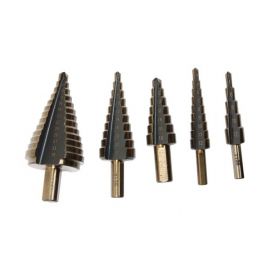 5Pc 4-35Mm Hss-G+ Step Drill Set In Case