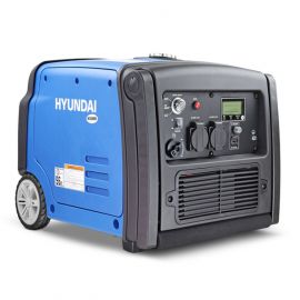 Hyundai 3200W Portable Petrol Inverter Generator - Quiet for Camping