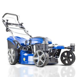 Hyundai 20" / 51cm 196cc 3-in-1 Self-Propelled Lawnmower, Easy Turn, Electric Start, 70L Collector, Rear Discharge & Mulching