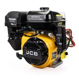 JCB 15hp 25.4mm 1” Petrol Engine, 457cc, 4 Stroke, OHV, Electric Start Horizontal Shaft