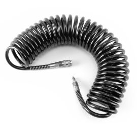 Pacini Spiral Air Hose 15m with Quick Coupling
