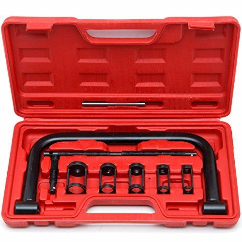 TOMTOP Valve Clamps Spring Compressor Automotive Tool Set Repair Tool Car Motorcycle 