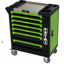 7 Drawer Tool Chest on Strong Castor Wheels & Complete With Full Set of Tools