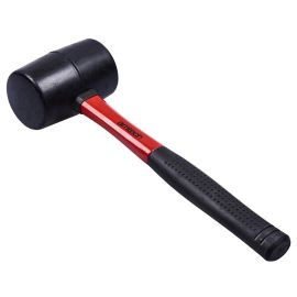 16oz black rubber mallet – fibreglass shaft
