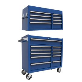 Pacini 41" Tool Chests & Roller Cabinets -Bundle Roller Cabinet + Top Chest