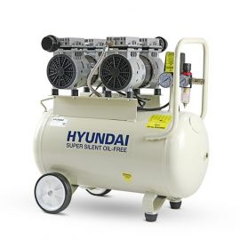 Hyundai 50 Litre Air Compressor  11CFM/100psi  Oil Free  Low Noise  Electric 2hp 