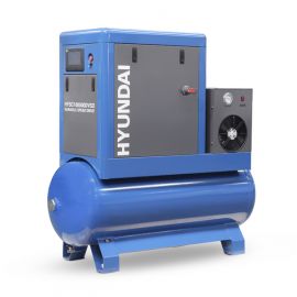 Hyundai 10hp 500L Permanent Magnet Screw Air Compressor with Dryer and Variable Speed Drive