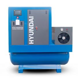Hyundai 15hp 500L Permanent Magnet Screw Air Compressor with Dryer and Variable Speed Drive 