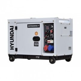 HyundaiI 7.9KVA long run silent diesel standby generator 