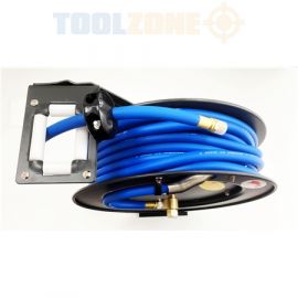50Ft 3/8" Retractable Air Hose On Reel