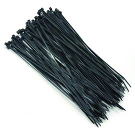 100pcs Tie Wraps (200 x 2.5 mm) Black